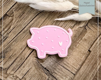 STL file 3D print MAGNET lucky piglet lucky pig