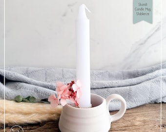 STL file 3D print Scandinavian candle mug tealight holder