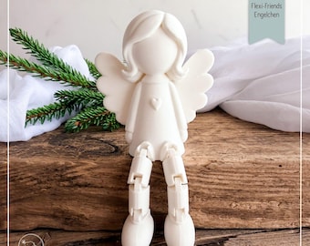 STL file FLEXI-FRIENDS Little Angel Guardian Angel Angel