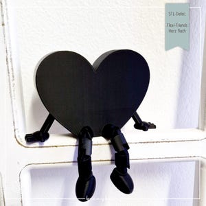 STL-Datei FLEXI-FRIENDS Herz flach