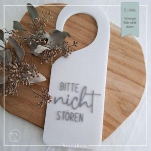 STL FILE Door Hanger Do Not Disturb