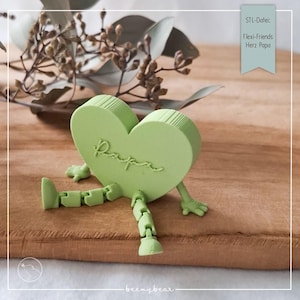 Fichier STL FLEXI-FRIENDS Heart Dad