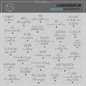 Archivo de grabado láser refranes copa NAVIDAD