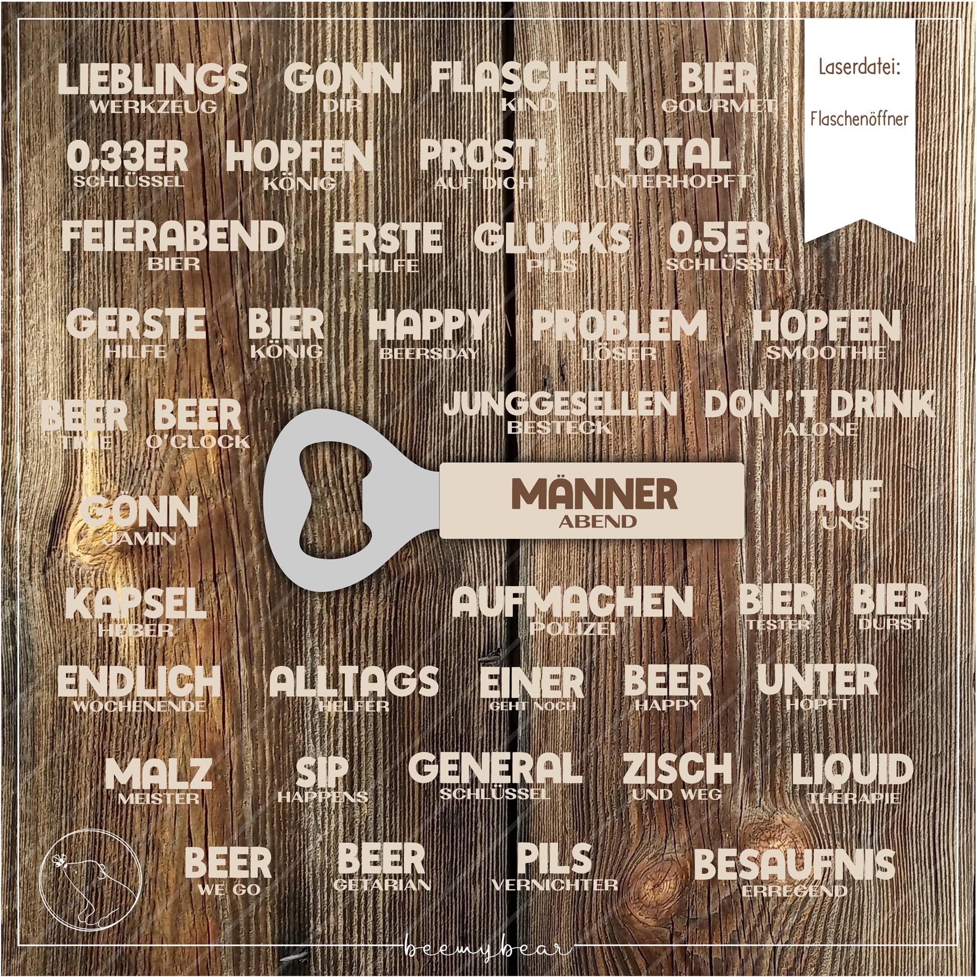 Lustige flaschenöffner