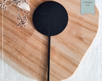 STL-bestand taarttopper cirkel