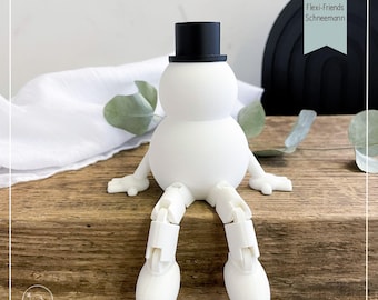 STL file FLEXI-FRIENDS Snowman