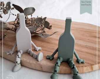 STL-bestand FLEXI-FRIENDS wijnfles