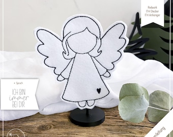 ITH embroidery file - Guardian Angel