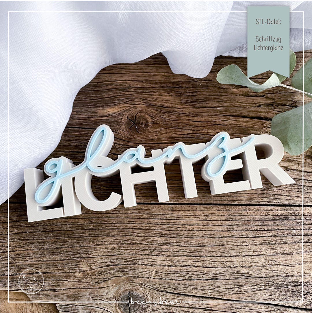 STL File Lettering 