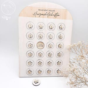 Laserbestand Adventskalenderbord HARTBERICHTEN