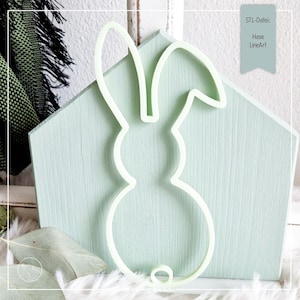 FICHIER STL Lapin LineArt