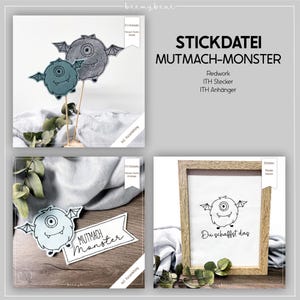 ITH embroidery file – MUTMACH MONSTER