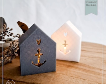 STL-BESTAND Magische lichten Huisanker