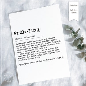 Definition Frühling