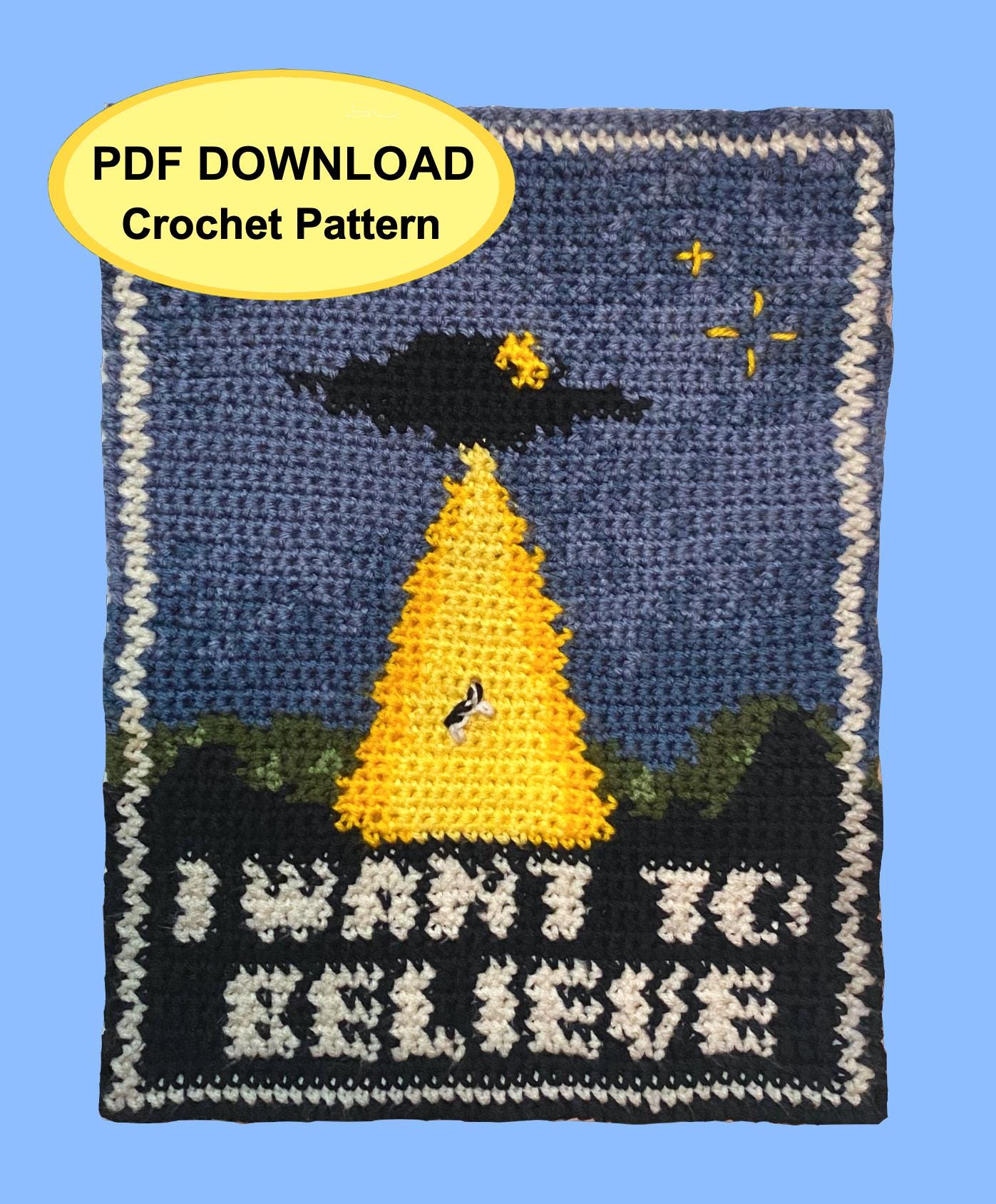 CROCHET PATTERN X-files 