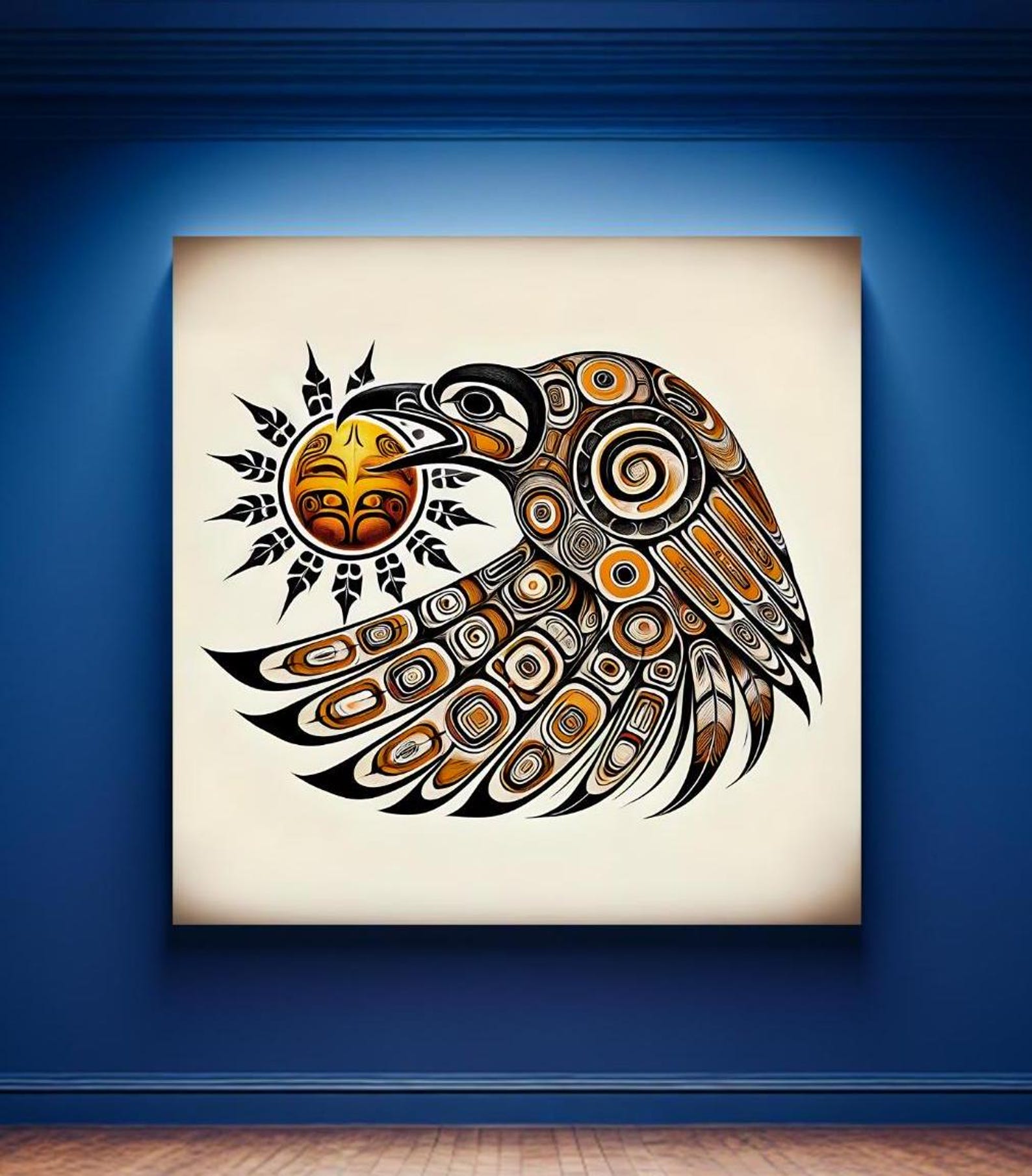 First Nations Raven Steals the Sun Wall Art Haida Salish Creator Raven ...