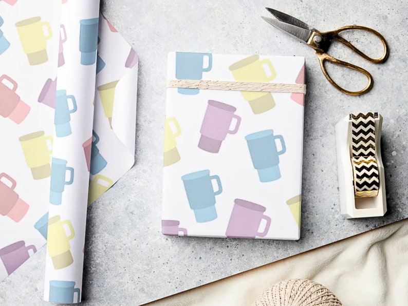 Stanley Cup Gift, Wrapping Paper for Her, Boutique Gifting, Party Gift ...