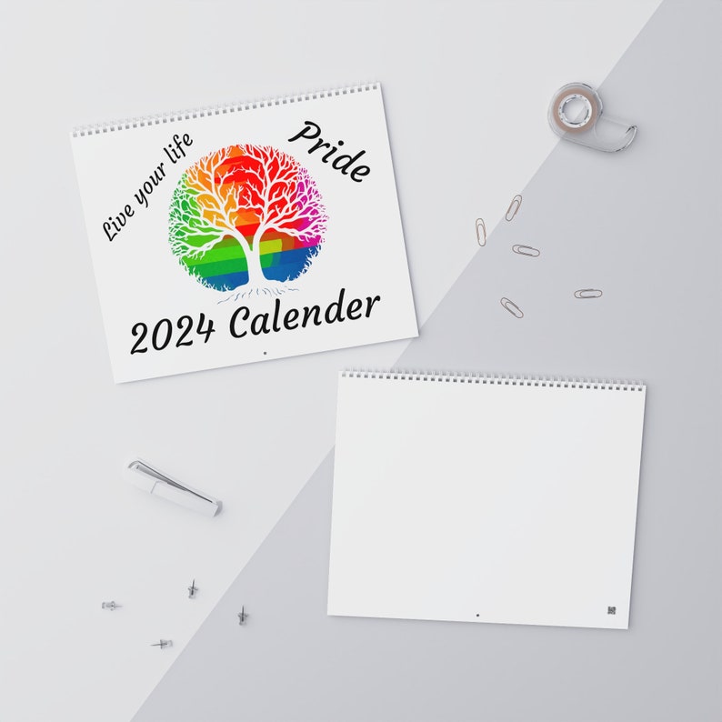 LGBTQ Wall Calendars 2024 Etsy