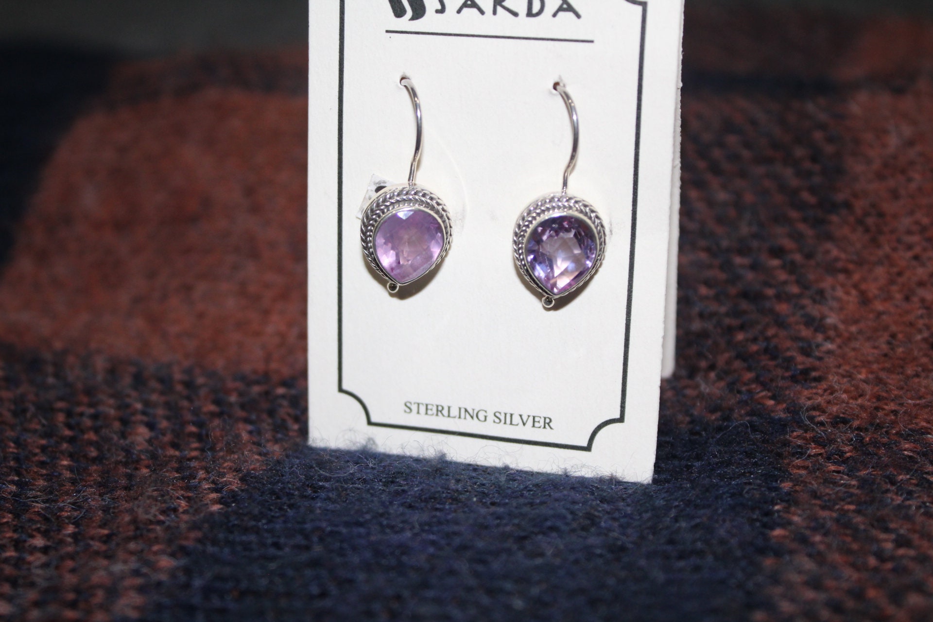 Silver earrings Pandora Red in Silver - 40979396