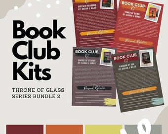 Book Club Kit - Throne of Glass Series Bundle 2