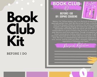 Book Club Kit - Before I Do