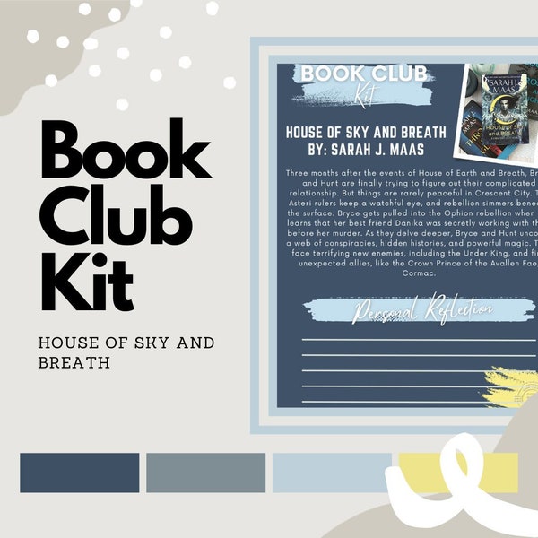 Book Club Kit - House of Sky and Breath