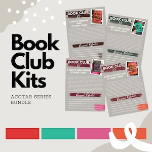 Book Club Kit - A Court of Thorns and Roses Series Bundle