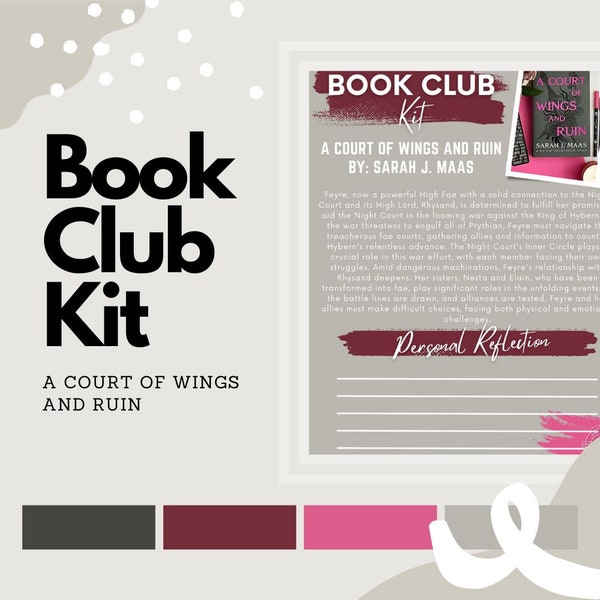 Book Club Kit - A Court of Wings and Ruin