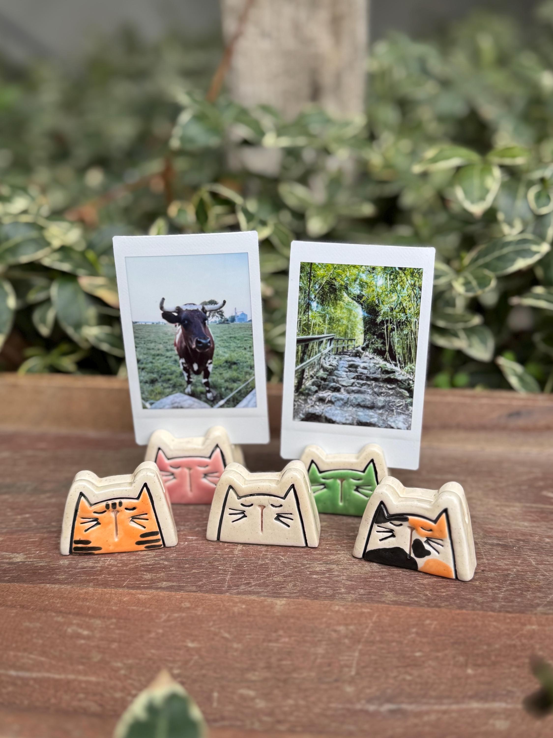 Purr-fect Kitty Cat Photo Stand / Instax Polaroid Picture
