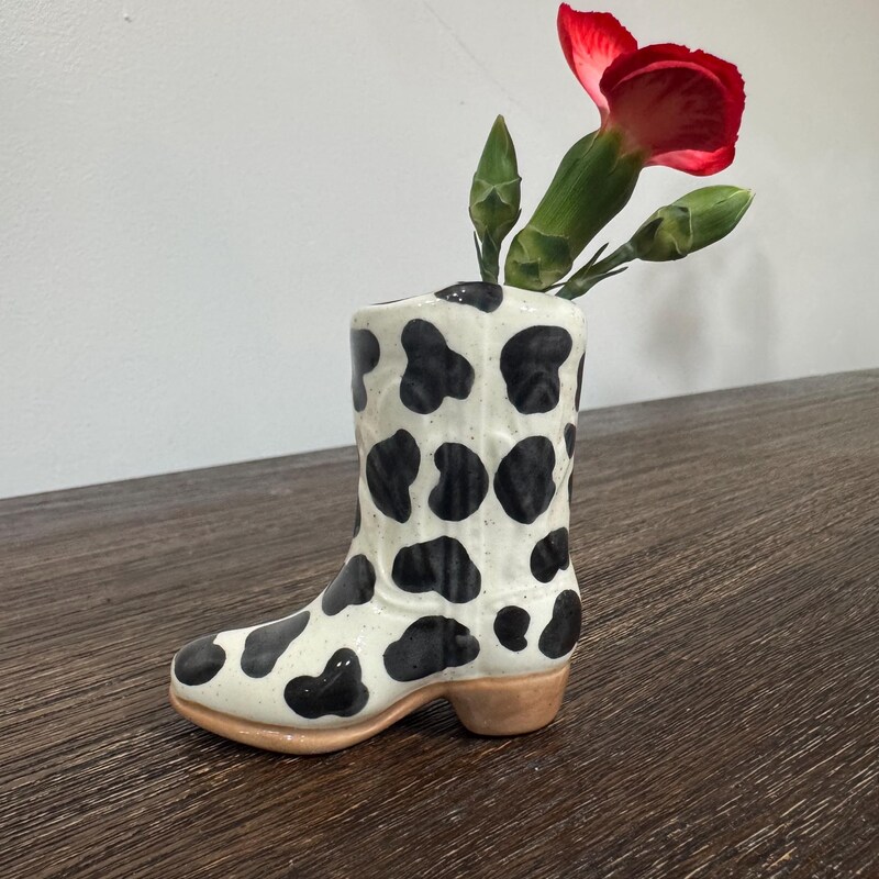 Cowboy Boot Vase - Etsy