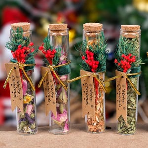 Christmas Tea Party Favors, Loose Leaf Tea, Merry Christmas, Christmas Gifts, Merry and Bright, Stocking Stuffer, Gift for Host, Xmas Gifts