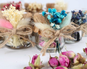 Wedding Tea Party Favor, Wedding Favor for Guest Loose Tea Favor Glass Jar, Wedding Table Decoration, Bridal Shower Favor, Baby Shower Favor