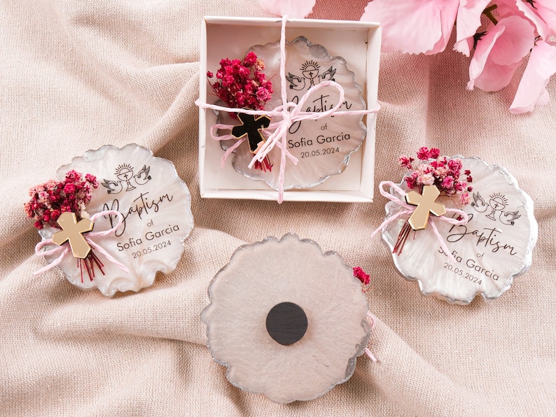 confirmation favor, sweet 16 favor, Quinceanera, baby shower gift ideas, baby shower favor, baptism favor, baptism gift for guests, first communion favors, christening favors, communion gifts, perfect personalized gift for baptism gift for her guests