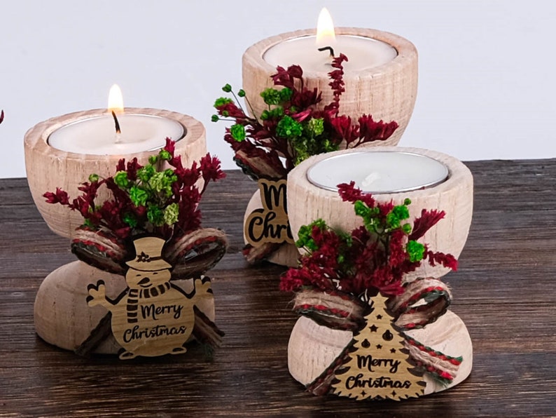 Wedding Party Favors, First Christmas Gift, Christmas Table Decoration, Happy Holiday Gifts, Christmas Candle Gift, Custom Christmas Candle Favors bulk, Happy New Year Gift, Xmas noel gifts, holiday coworker gift, coworker Christmas Candle Holder