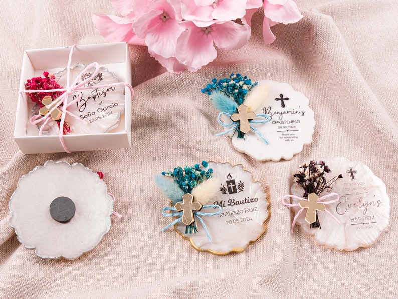 confirmation favor, sweet 16 favor, Quinceanera, baby shower gift ideas, baby shower favor, baptism favor, baptism gift for guests, first communion favors, christening favors, communion gifts, perfect personalized gift for baptism gift for her guests
