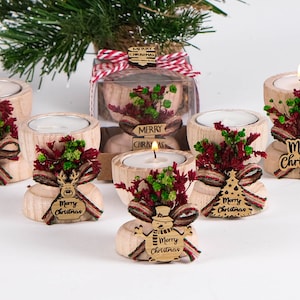 Wedding Party Favors, First Christmas Gift, Christmas Table Decoration, Happy Holiday Gifts, Christmas Candle Gift, Custom Christmas Candle Favors bulk, Happy New Year Gift, Xmas noel gifts, holiday coworker gift, coworker Christmas Candle Holder