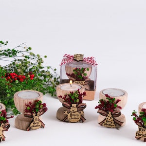 Wedding Party Favors, First Christmas Gift, Christmas Table Decoration, Happy Holiday Gifts, Christmas Candle Gift, Custom Christmas Candle Favors bulk, Happy New Year Gift, Xmas noel gifts, holiday coworker gift, coworker Christmas Candle Holder