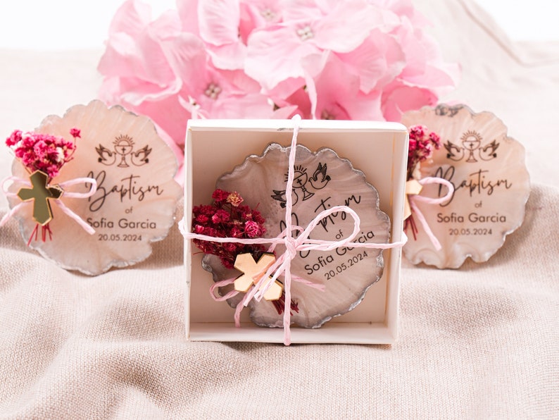 confirmation favor, sweet 16 favor, Quinceanera, baby shower gift ideas, baby shower favor, baptism favor, baptism gift for guests, first communion favors, christening favors, communion gifts, perfect personalized gift for baptism gift for her guests