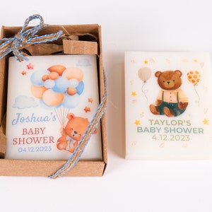 Baby Shower Scented Soap Favor for Guests in Bulk, Baby Sprinkle Personalized Soap Favors, Baptism Favors, Baby Shower Decoration Soap Gifts