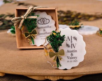 Wedding Favors, Custom Epoxy Magnet, Wedding Party Favors, Save The Date Magnet, Custom Magnets, Bridal Shower Gifts, Wedding Favor Magnet