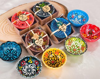 Handmade Ceramic Bowls, Wedding Favors, Turkish Tile, Wedding Gifts, Bridal Shower Gifts, Decorative Bowl, Wedding Guest Gifts, Turkish Bowl