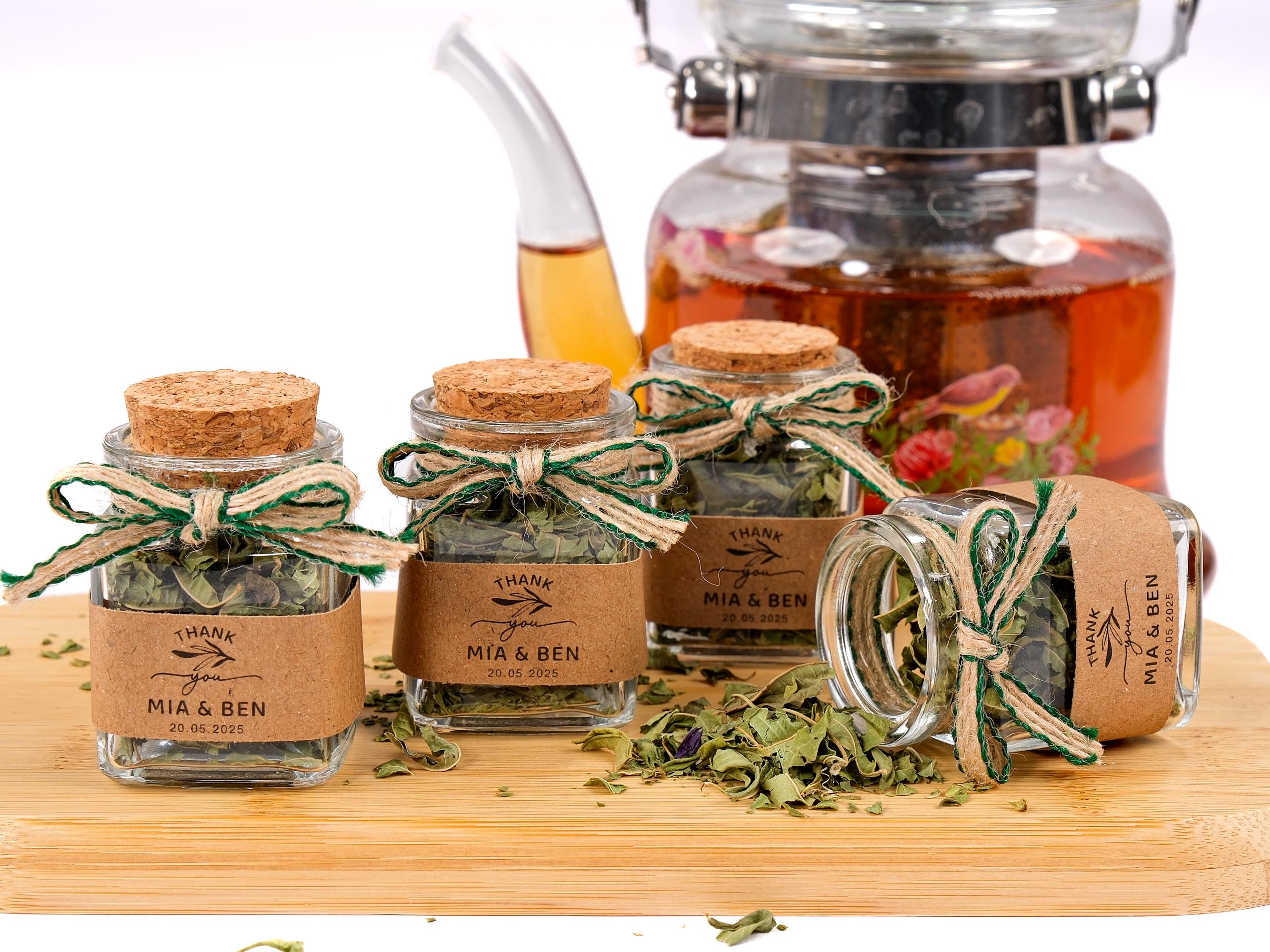 Loose Leaf Tea, Wedding Favors for Guests, Herbal Tea, Rustic Wedding, Tea Party, Engagement Party, Wedding Guest Gifts, Bridal Shower Favor