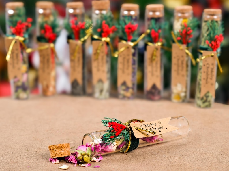 Christmas Tea Party Favors, Loose Leaf Tea, Merry Christmas, Christmas Gifts, Merry and Bright, Stocking Stuffer, Gift for Host, Xmas Gifts