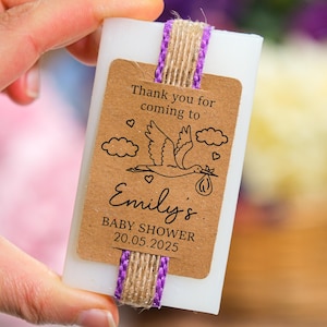 Baby Shower Soap Favors for Guests in Bulk, Personalized Soap Favors, Baptism Favors, Baby Shower Gift ideas, Soap Baby Shower Party Favors
