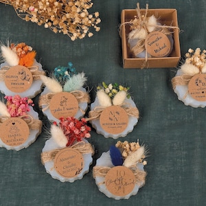 Wedding Soap Favors, Natural Soap, Wedding Guest Gifts, Handmade Soap Favors with Dried Flowers, Rustic Wedding Favors, Bridal Shower Favors