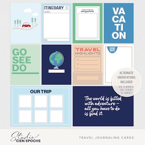 Carte per diario di viaggio Carte per progetti di vita