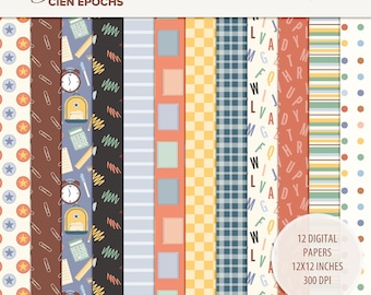 School Days Paper Pack  (Digital Download)