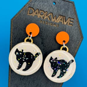 Halloween Sugar Cookie Dangle Earrings, Pillsbury Cookies, Halloween Cookie Earrings, Sugar Cookie Earrings, Halloween Earrings