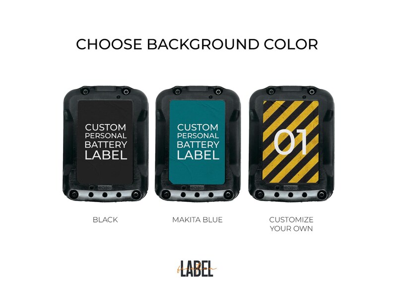 Makita 12V CXT Custom Personal Battery Label - Etsy