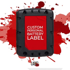 Etichetta batteria personalizzata Milwaukee 12V M12